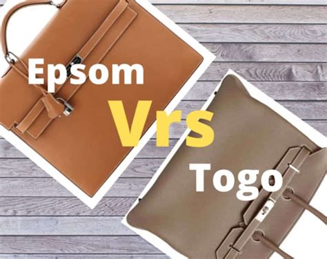 epsom vs togo leather.